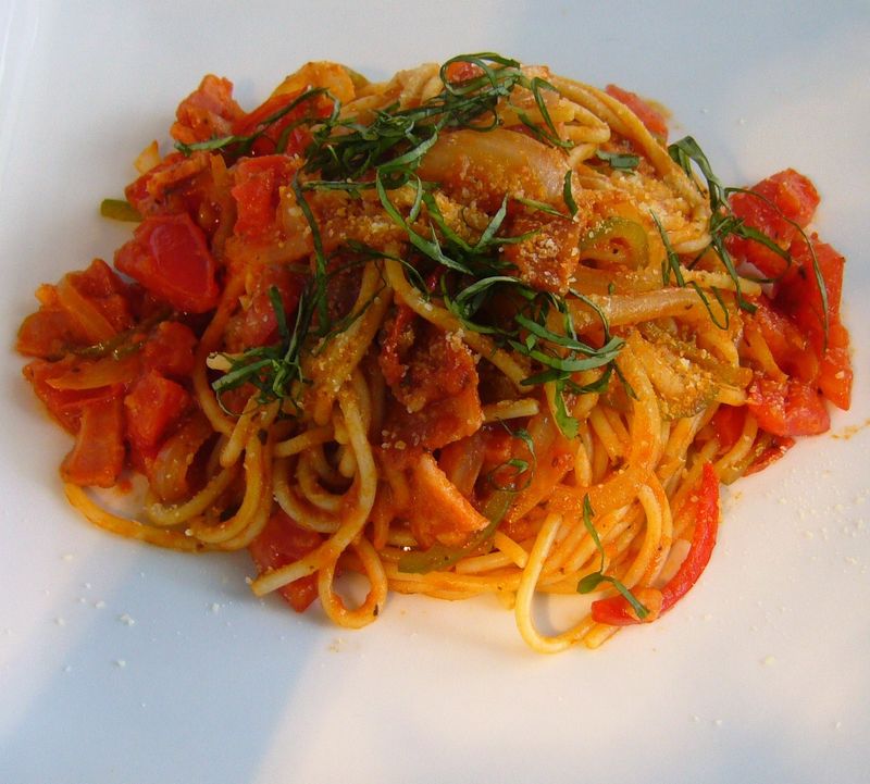 番茄蔬菜意面的做法_番茄蔬菜意面怎么做好吃
