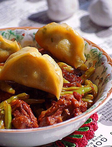 白菜饺子包法图解_图解大全