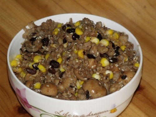 芝麻草菇草菇美食做法--豆果豆豉的肉酱_玉米区哪个顺德食多美最图片