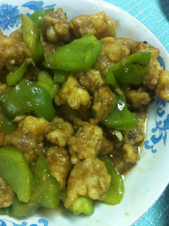 青椒肉段