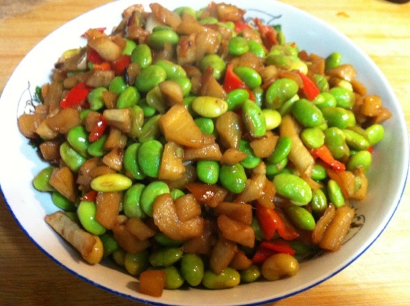 毛豆萝卜干_Cindy的美食日记