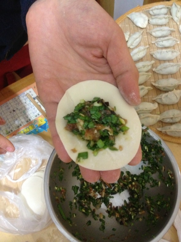 初中生日记包饺子