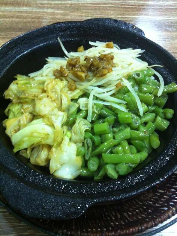 农家小炒锅巴饭(素)_怪-怪-的美食日记