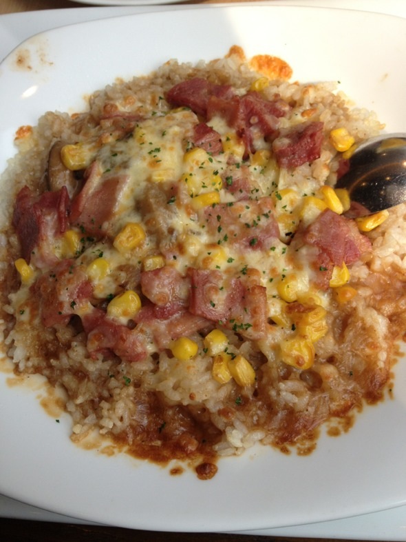 法式芝香菌菇培根焗饭