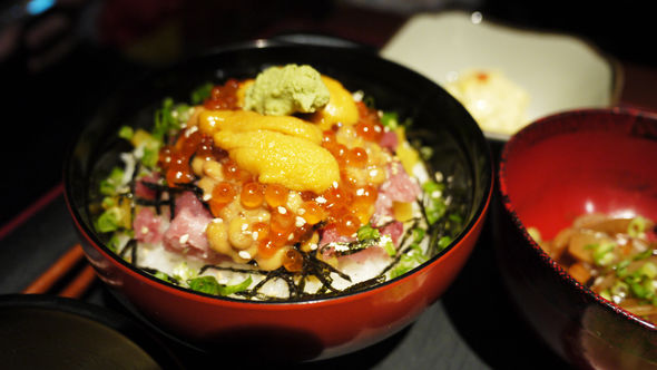 什锦海鲜盖饭_盖饭菜单_红烧茄子盖饭