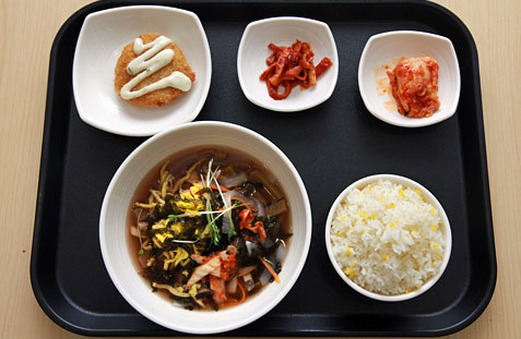 揭秘韩国白领的午餐 美味思密达