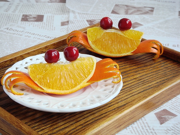 用橙子做简单美食图片